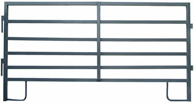 Powder coated square pipe horse corral panels